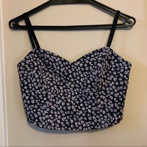 Urban Outfitters Floral Crop Top